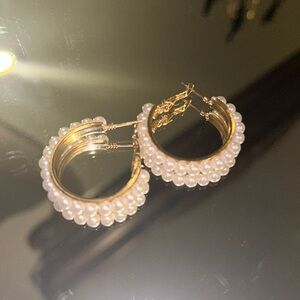 Pearl Hoops